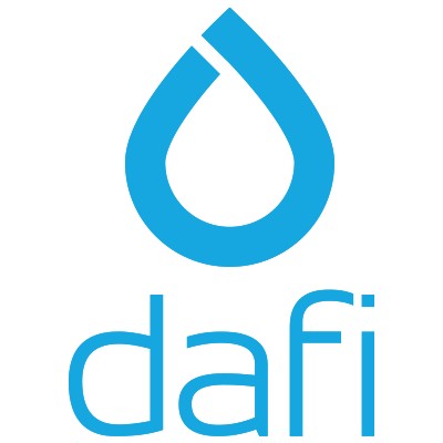 Dafi fľaša na vodu 0,6l, bezfarebná, oceľový uzáver