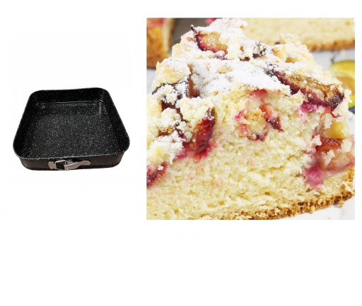 FORMOVAČ NA TORTY ŠTVORCOVÝ VLAKOVÝ PODNOS 24cm