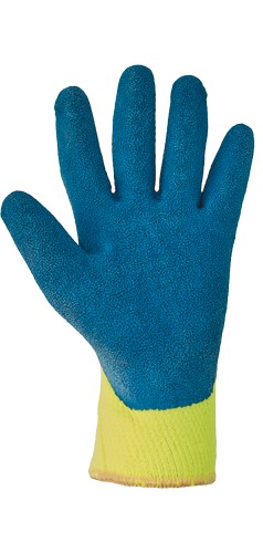 Akrylové rukavice potiahnuté latexom, veľkosť 10