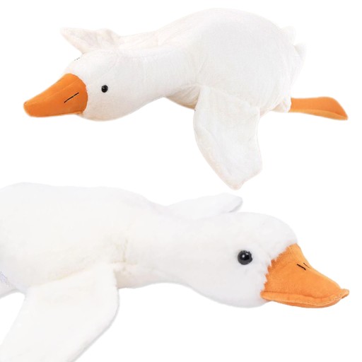 VANKÚŠ MASKOT, PLYŠ, HUS, KÁČKA, VEĽKÝ 50 cm XL