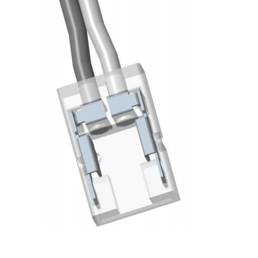 KONEKTOR PRE COB LED PRUHY 8mm, jednostranný, s káblom