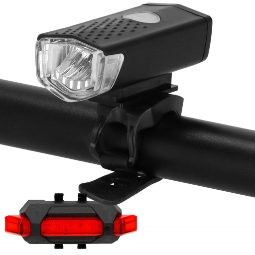 LED BICYKLOVÉ SVETLO PREDNÉ PRE USB STRONG ZADNÝ SET SVETLO NA RIADITEĽKY
