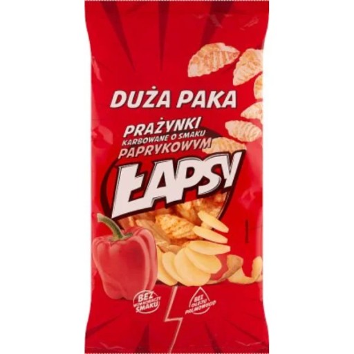 Łapsy krimpované lupienky s príchuťou papriky 110 g