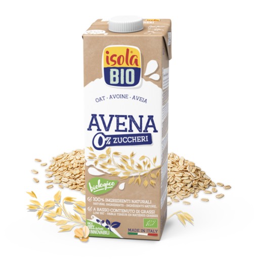 ISOLA Ovsený nápoj BIO bez cukru 1 l