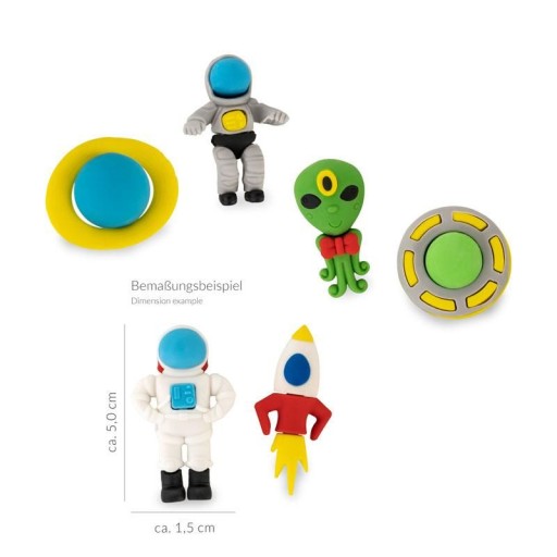 Gumy 2 ks Kosmos ERASER ERASER Space ERASING MYŠ