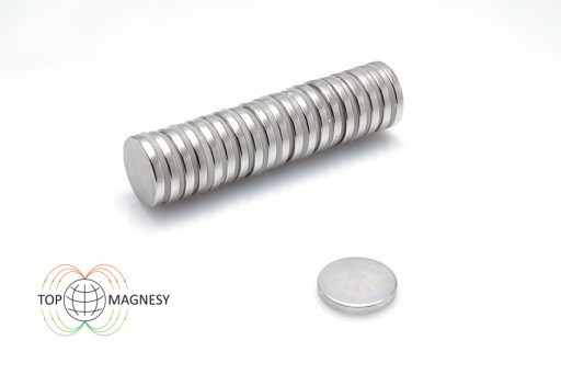 Neodymový valcový magnet MW 14x2 mm N3810 ks.