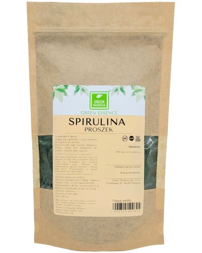 Zdravé smoothie SPIRULINA PRÁŠOK 250g Riasy Riasy