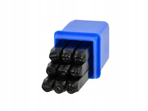 Digitálne čítače, digitálne popisovače, 9 ks, 6 mm