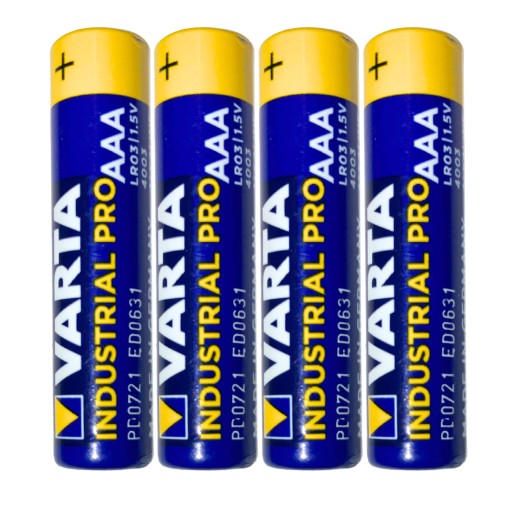 Varta Industrial LR03 AAA ALKALINE batérie 4 kusy alkalických batérií