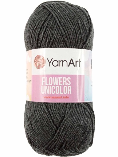 Grafitová priadza YarnArt Flowers Unicolor 745