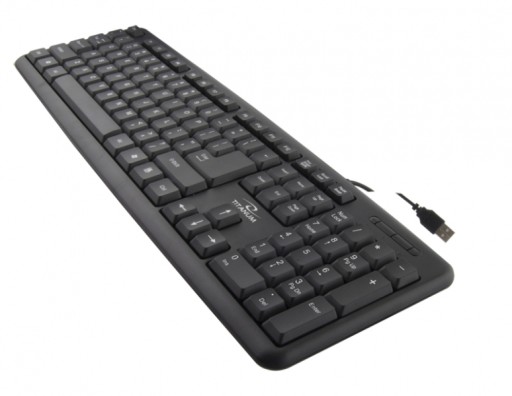 Ikonická čierna USB klávesnica, odolná a pekná!