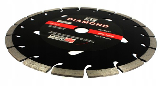 DIAMANTOVÝ DISK BETÓNOVÁ SEGMENTOVÁ KOCKA 230 mm /02