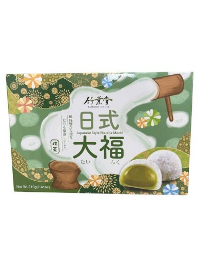 Mochi s náplňou Matcha zo zeleného čaju japonské ryžové koláčiky 210g