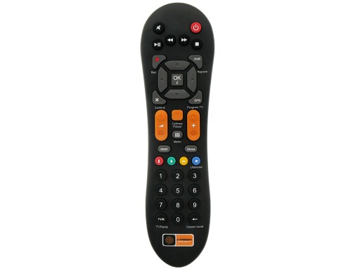 POLSAT HD7000 HD6000 HD5500 DIGITÁLNE DIAĽKOVÉ DIAĽKOVÉ ORIGINÁL PRE DEKODÉR ČIERNA