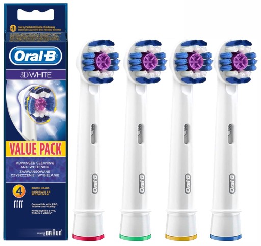 3D WHITE ORAL-B BRAUN TIP ORIGINÁL 1 KUS