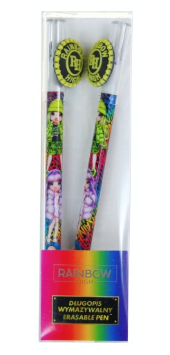 ASTRA Rainbow High stierateľné guľôčkové pero, 2 ks pre dievčatá