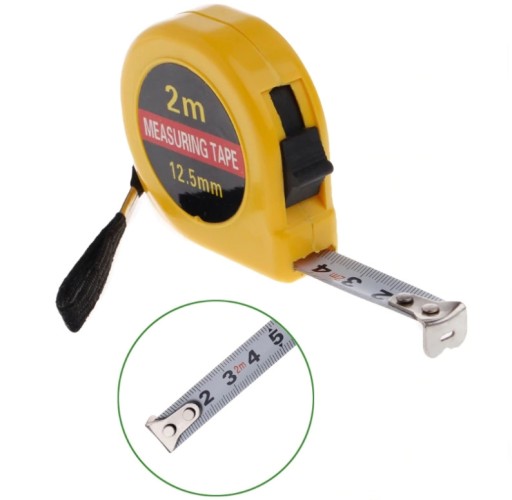 Rolované pravítko, zvinovací meter, 2 metre