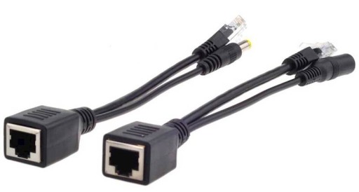 ADAPTÉR PoE LAN napájací zdroj pre AP ROUTER čierny