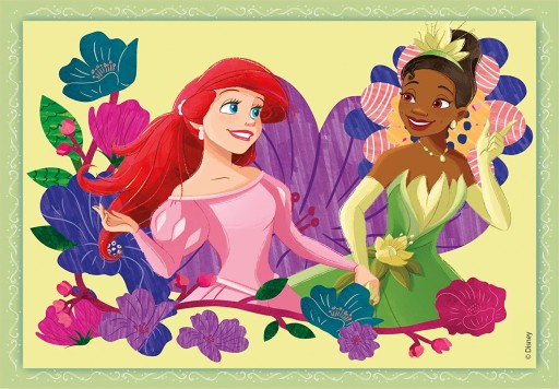 PUZZLE 4V1 DISNEY PRINCESSES 4 puzzle 21517