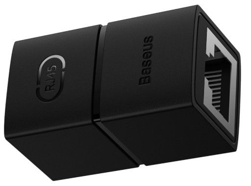 KONEKTOR LAN KONEKTOR RJ45 - RJ45 ETHERNETOVÝ SIEŤOVÝ ROZŠÍROVACÍ HLADKOVÝ ADAPTÉR