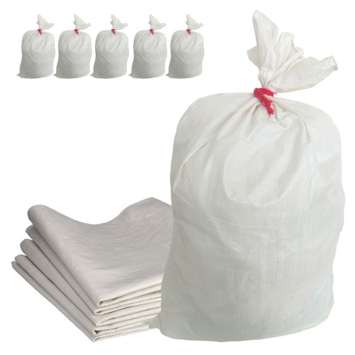 PP VRECKÁ 25kg 50X85cm VRECKÁ 25KG Kamenná drť VEĽMI PEVNÁ 53g 5 ks