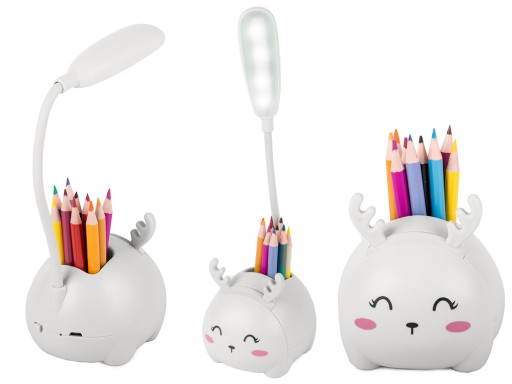 Detské nočné svetlo LED usb organizér stojan telefón pre učenie čítania