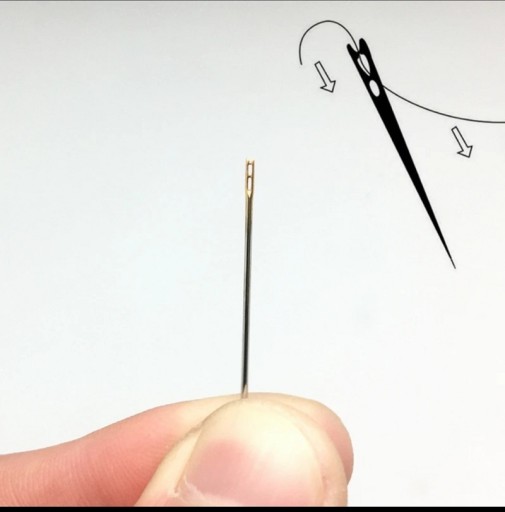 Samonavliekacie ihly na šitie EASY-THREAD HAND NEEDLE 12 kusov
