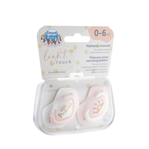 CANPOL ROYAL BABY cumlík SYMETRICKÝ 0-6m + Púzdro