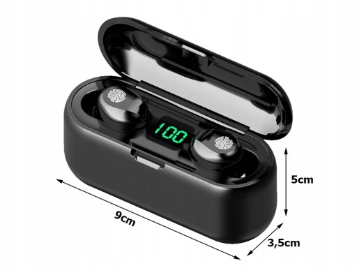 Bezdrôtové Bluetooth športové slúchadlá IN-EAR NA BEHANIE s mikrofónom