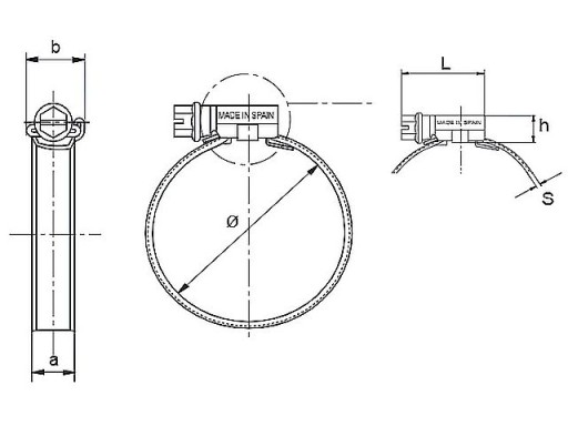 SKRUTKOVÁ SVORKA PRE HADICE MIKALOR W1 ASFA-L 8-16
