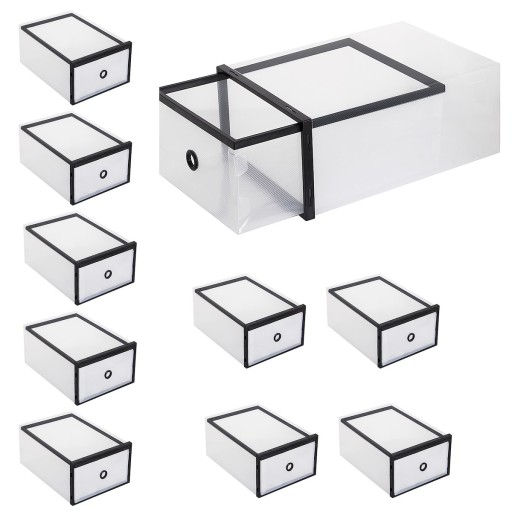 ORGANIZÉR BOX NÁDOBA NA POSUVNÉ OBUV 33x23x13,5cm VEĽKÁ SILNÁ 1ks