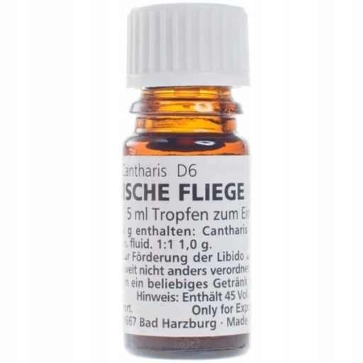 ŠPANIELSKÉ MUŠIE KVAPKY S D6 CANTHARIS 5ML