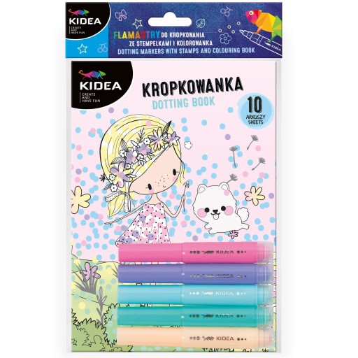 Fixky na bodkovanie s pečiatkami a rozprávkovou omaľovánkou