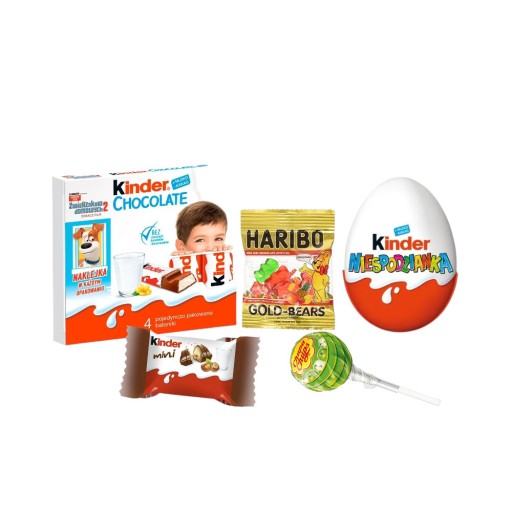 Mini balenie sladkostí darčeková sada Kinder vajíčok Darček ku dňu detí