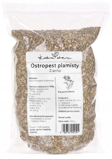Ostropestrec semiačka ZDRAVOTNÁ KUCHYŇA 1kg
