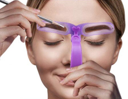 OPÄTOVNE POUŽITEĽNÉ STYLINGOVÉ ŠABLÓNY NA ÚPRAVU MAKEUPU OBOČIA 8 V 1