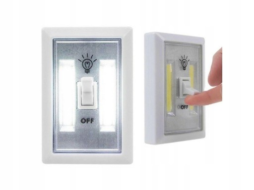 Bezdrôtová LED COB magnetická lampa s vypínačom