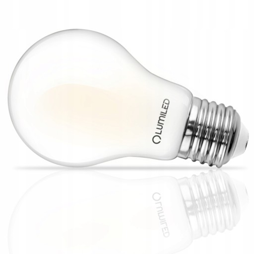E27 A60 LED žiarovka 8W = 75W 1055lm 4000K Neutral White MILK FILAMENT