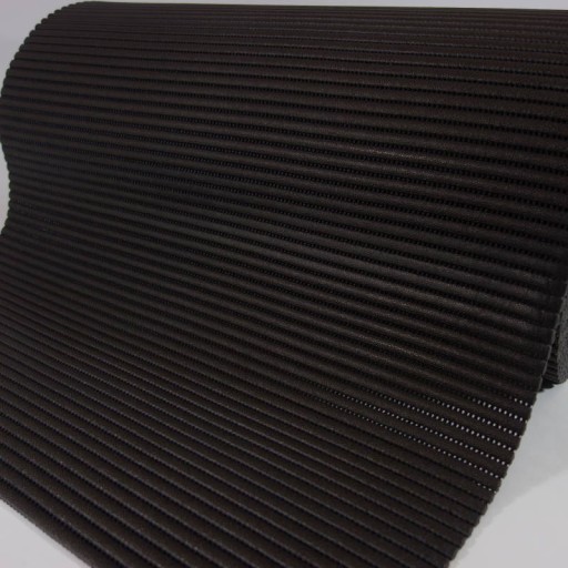 ČIERNA protišmyková kúpeľňová predložka 65x10cm