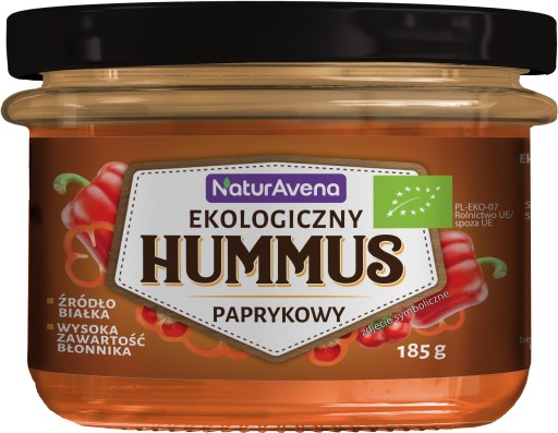 Bio Paprikový Hummus 185 g Naturavena