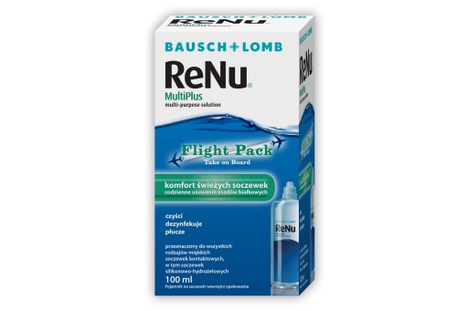 Tekutina na šošovky Bausch & Lomb ReNu Multiplus 100 ml do lietadiel