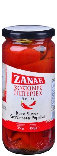 Grilovaná červená paprika (Florina) 450g Zanae