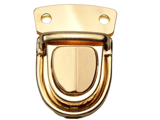 Kovový zips na zlatý kufrík 41/28 mm