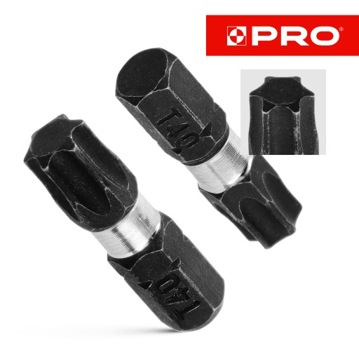 NÁRAZOVÉ HROTY ÚRAZOVÝ BIT SILNÝ SKRUTKOVACÍ BIT TX40 25 MM