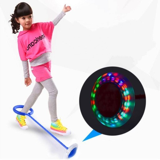 HULA HOP NA LEG ŠKÁVAČ SVIETIDLÁ LED PRE DIEŤA A DIEVČATKO