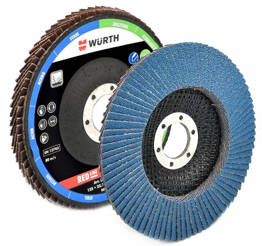 KLAPKOVÝ KOTOUČ D125 G40 OTVORENÝ 22,23MM WURTH