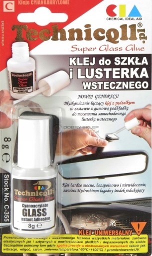 TECHNICQLL LEPIDLO NA SKLÁ A SPÄTNÉ ZRKADLÁ 8G C-355