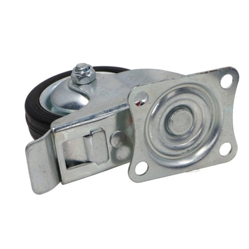 Otočné koleso s brzdou, kov-guma 4003 - 75x25