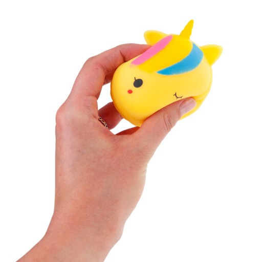ANTISTRESOVÁ HRAČKA GNIOTEK SQUEEZE HRAČKA RAINBOW UNICORN SENSORY SQUISHY