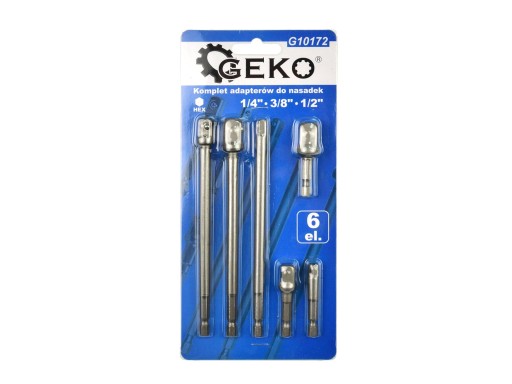 Adaptéry pre HEX zásuvky 1/4 3/8 1/2 FALON FT01606